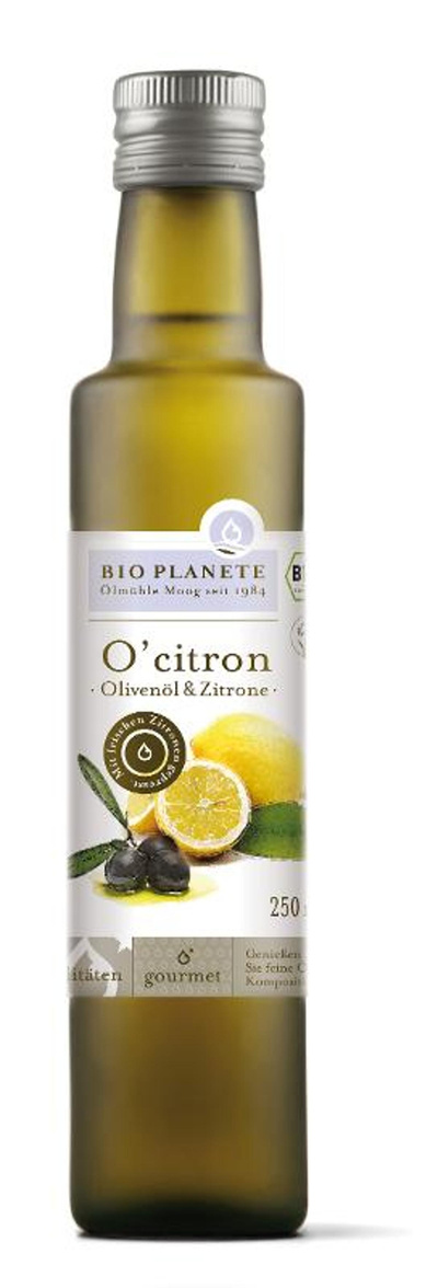 Produktfoto zu O'Citron Olivenöl mit Zitrone 250ml