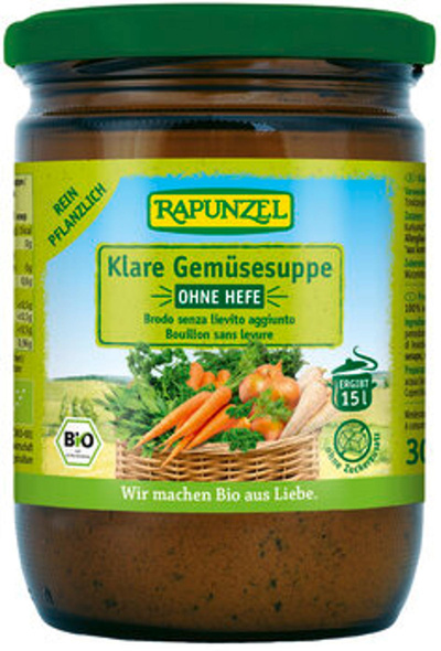 Produktfoto zu Klare Suppe ohne Hefe 300g im Glas