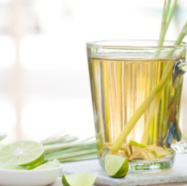 Festentee mit Limette und Ingwer