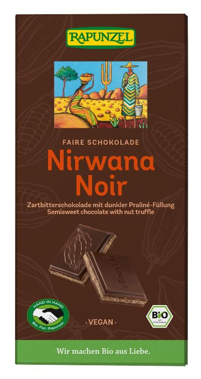 Produktfoto zu Schokolade Nirwana Noir 100g