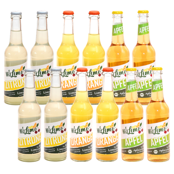 Produktfoto zu Mixkiste WIZ-Limo 12*0,33l