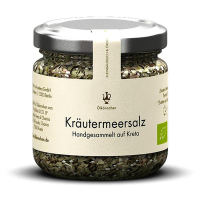 Produktfoto zu Kräutermeersalz aus Kreta 70g vom Ölkännchen