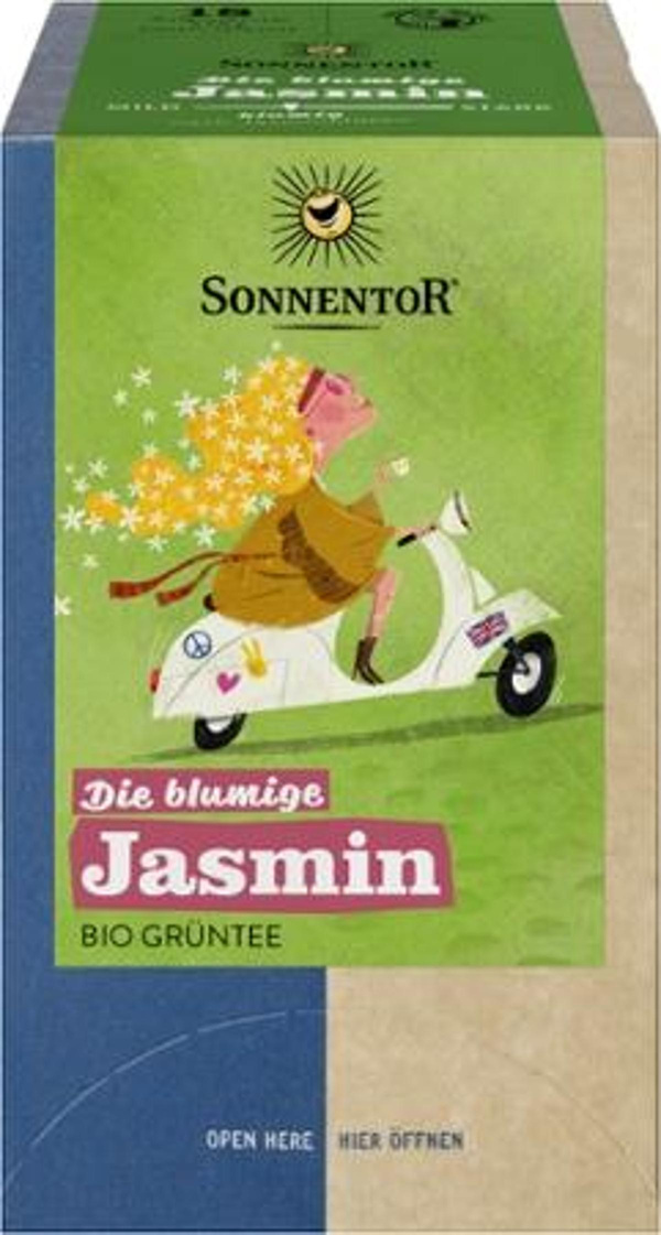 Produktfoto zu Jasmin Grüntee 18 Teebeutel