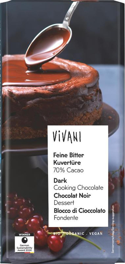 Produktfoto zu Kuvertüre Feine Bitter 150g