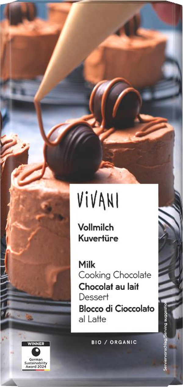 Produktfoto zu Kuvertüre Vollmilch 150g