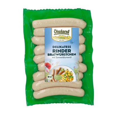 Produktfoto zu Rinderbratwürstchen Ökoland