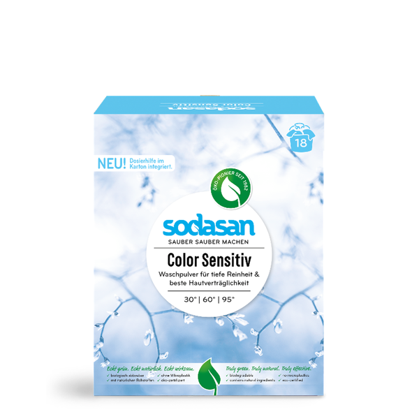 Produktfoto zu Waschmittel Colour sensitiv 1kg Pulver Sodasan