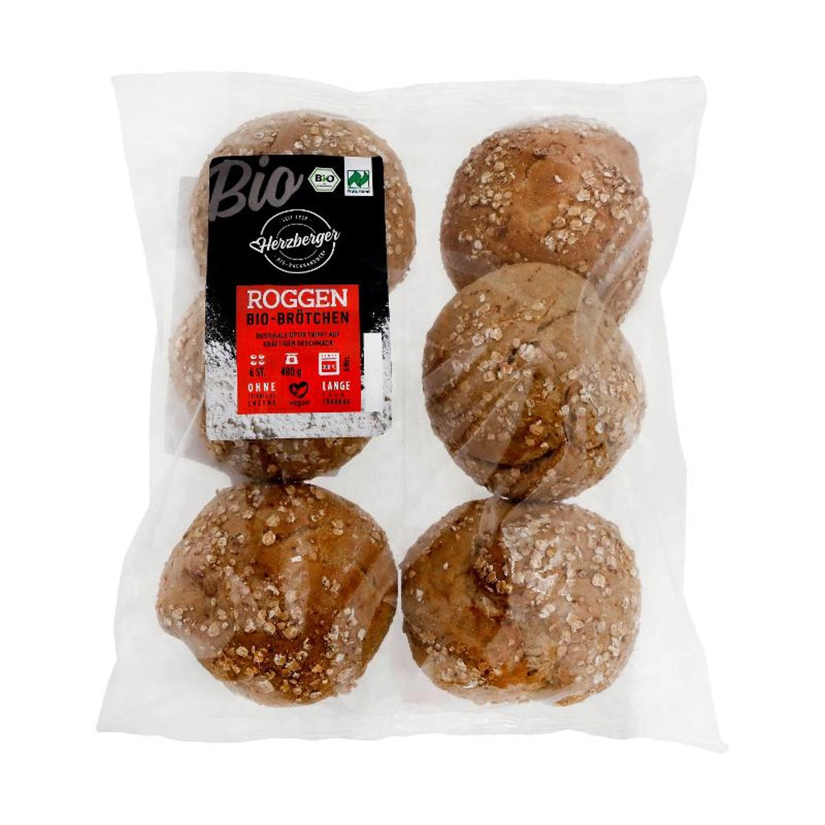 Aufback-Brötchen Roggen 6 Stück