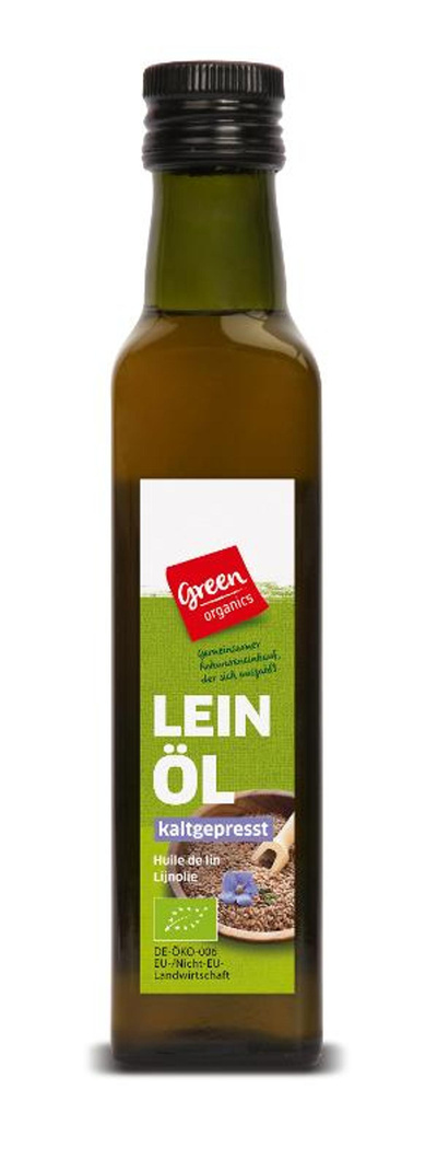 Produktfoto zu Leinöl 250ml von green