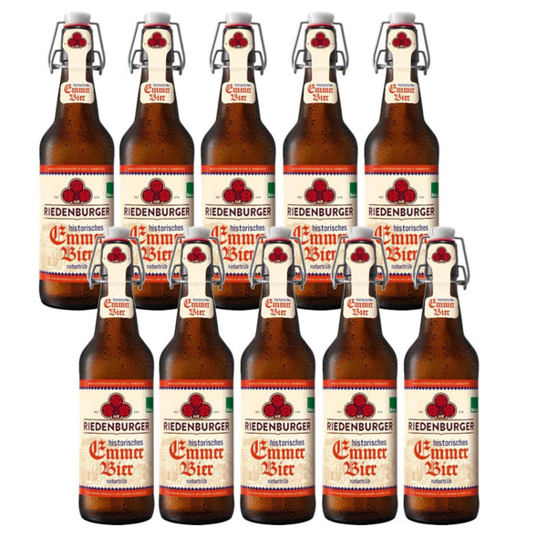Produktfoto zu Kiste Riedenburger Emmerbier 10*0,5l