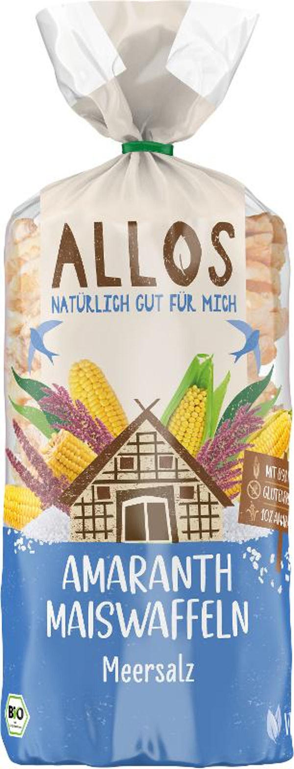 Produktfoto zu Amaranth-Mais-Waffeln m. Salz