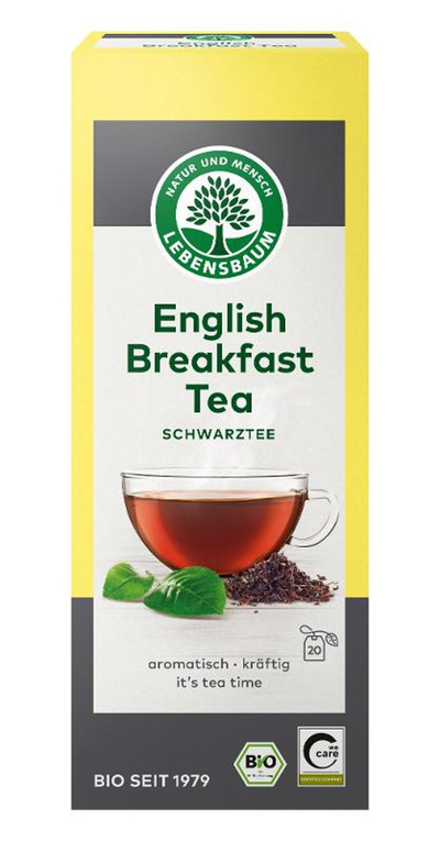 Produktfoto zu Schwarztee English Breakfast 20 Teebeutel