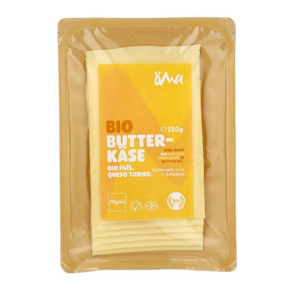 Produktfoto zu Butterkäse in Scheiben 150 g