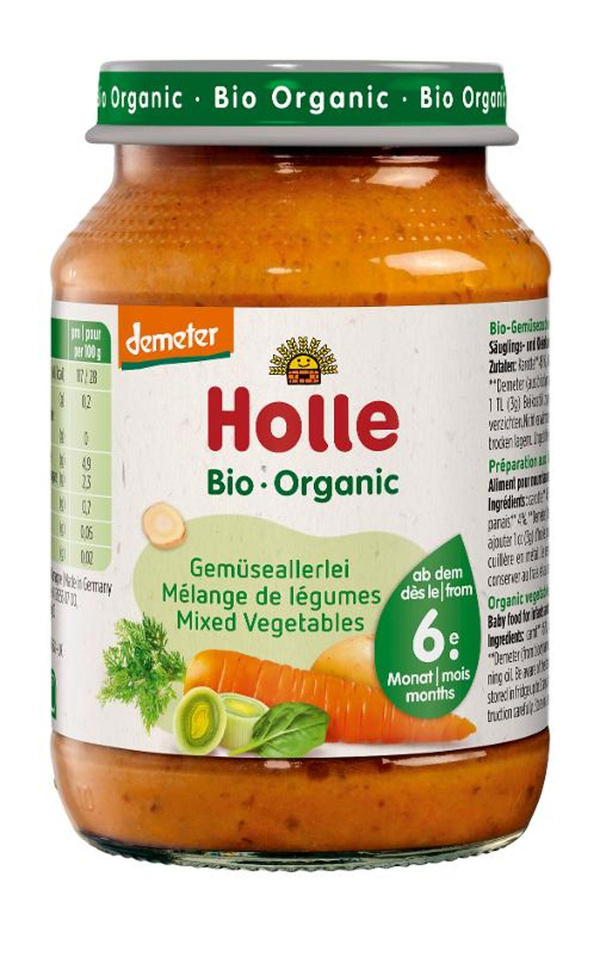 Produktfoto zu Baby-Gläschen Gemüseallerlei 6 Gläser à 190g