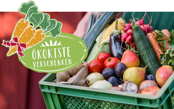 Geschenkidee: Biokiste mit Obst & Gemüse