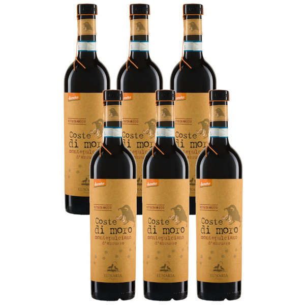 Produktfoto zu Kiste Montepulciano 'Coste di Moro' 6*0,75l