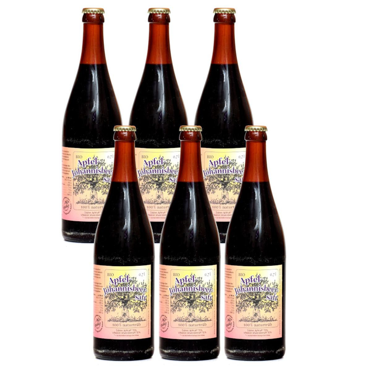 Kiste Apfel-Johannisbeer-Saft 6*0,7l