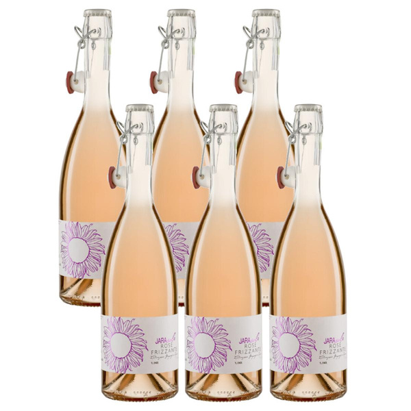 Produktfoto zu Kiste Jarasole Rosé Frizzante 6*0,75l