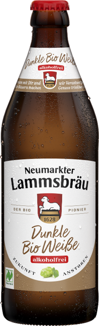Produktfoto zu Lammsbräu Dunkle Weisse alkoholfrei 0,5