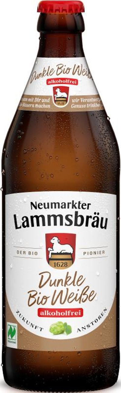 Produktfoto zu Lammsbräu Dunkle Weisse alkoholfrei 0,5