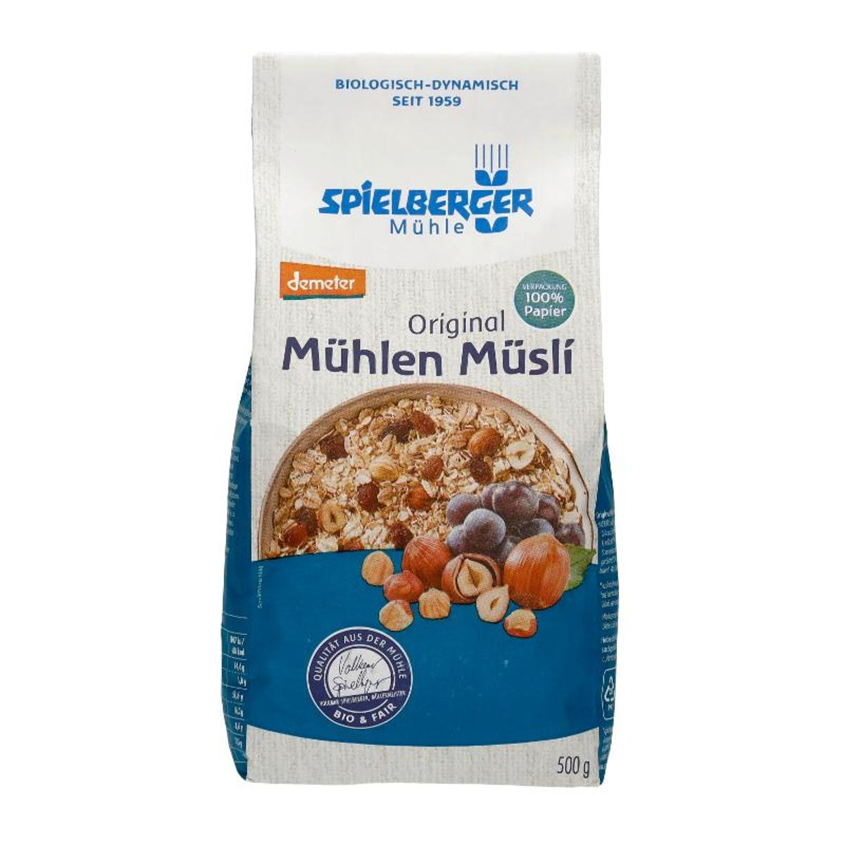 Mühlen Müsli mit ganzen Haseln 500g