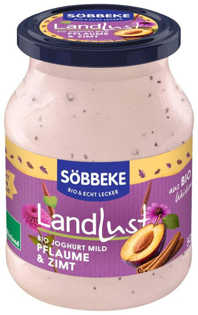 Produktfoto zu Joghurt Pflaume-Zimt