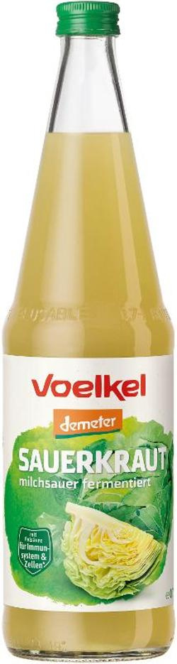 Produktfoto zu Sauerkrautsaft Demeter 0,7l
