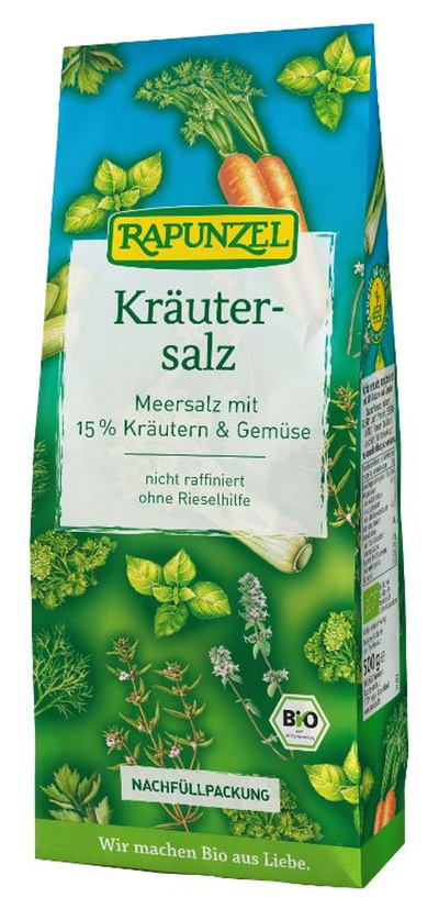 Produktfoto zu Kräutersalz mit 15% Kräutern und Gemüse 500g