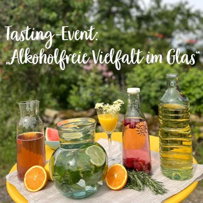 Produktfoto zu Ticket Tasting-Event "Alkoholfreie Vielfalt im Glas" am 9.8.25