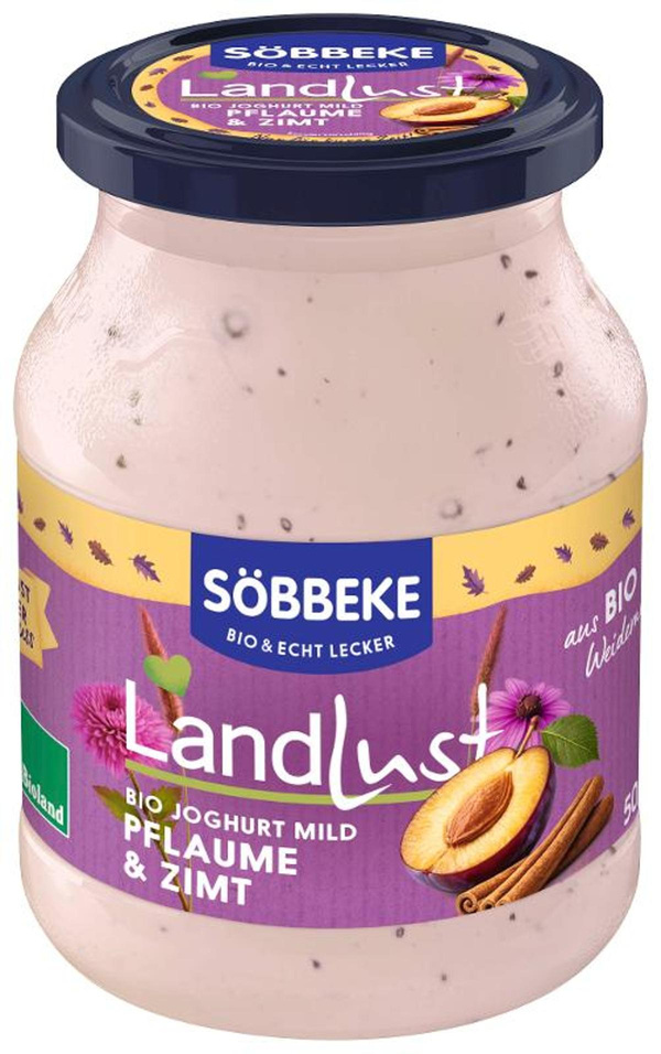 Produktfoto zu Joghurt Pflaume-Zimt