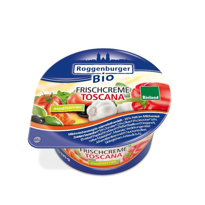 Produktfoto zu Frischcreme Toscana mit Tomate  Roggenburger