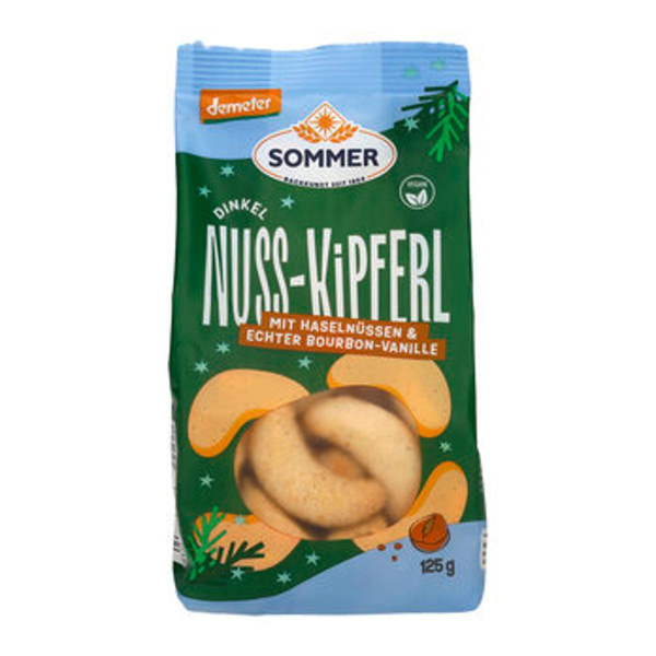 Produktfoto zu Dinkel-Nuss-Kipferl 150g
