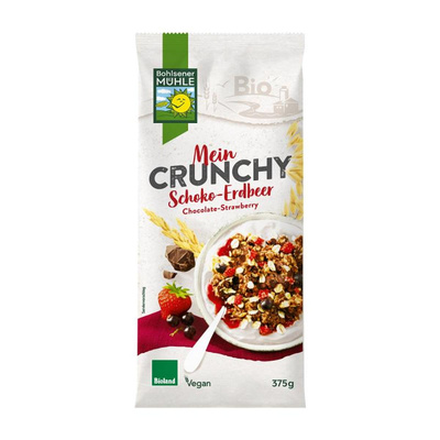 Produktfoto zu Crunchy Schoko-Erdbeer 375g