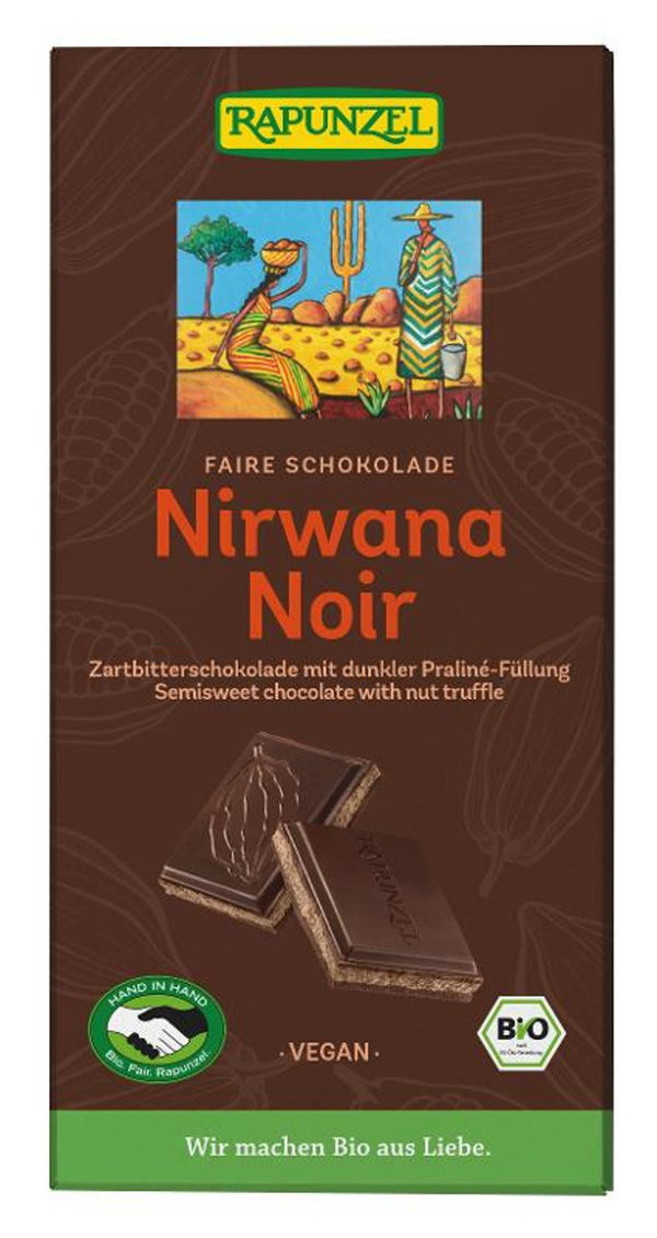 Produktfoto zu Schokolade Nirwana Noir 100g
