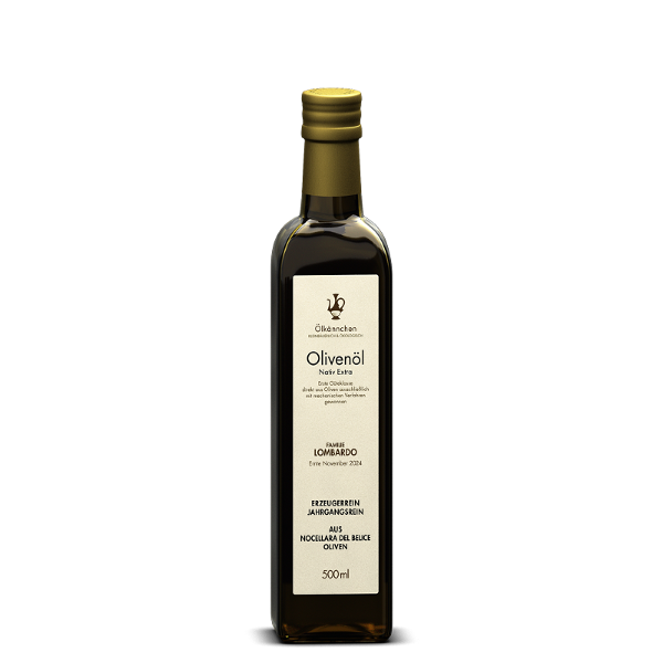 Produktfoto zu Olivenöl von Familie Lombardo aus Sizilien 0,5l