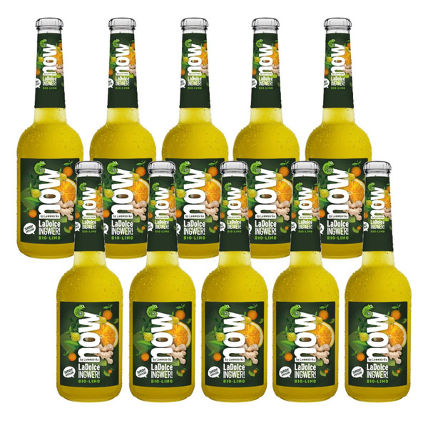 Produktfoto zu Kiste now Dolce Ingwer 10x0,33l