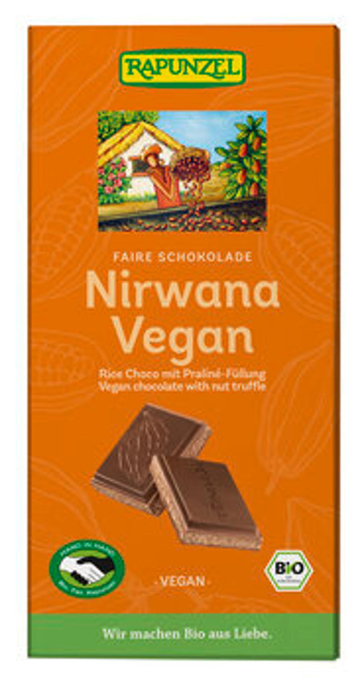 Produktfoto zu Schokolade Nirwana vegan 100g