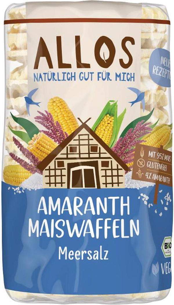 Produktfoto zu Amaranth-Maiswaffeln 115g