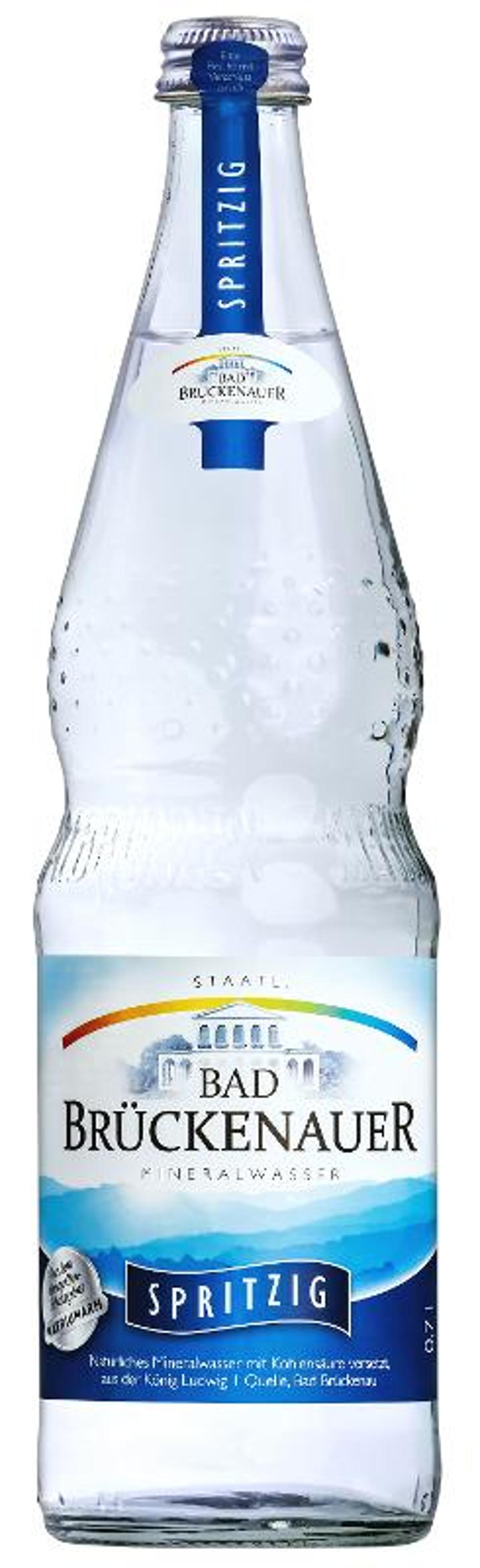 Kiste Mineralwasser spritzig 6*0,7l Bad Brückenauer