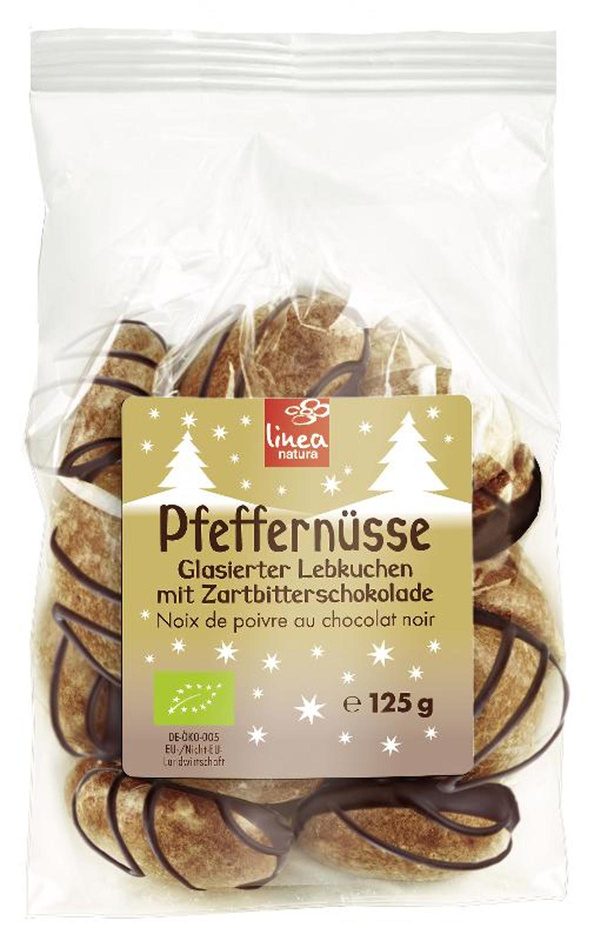 Produktfoto zu Pfeffernüsse schokoliert 125g