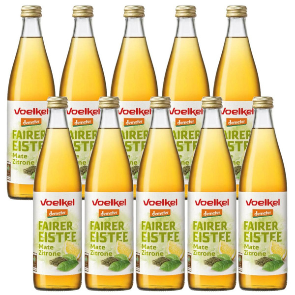 Produktfoto zu Kiste Eistee Mate & Zitrone mit 10*0,5l