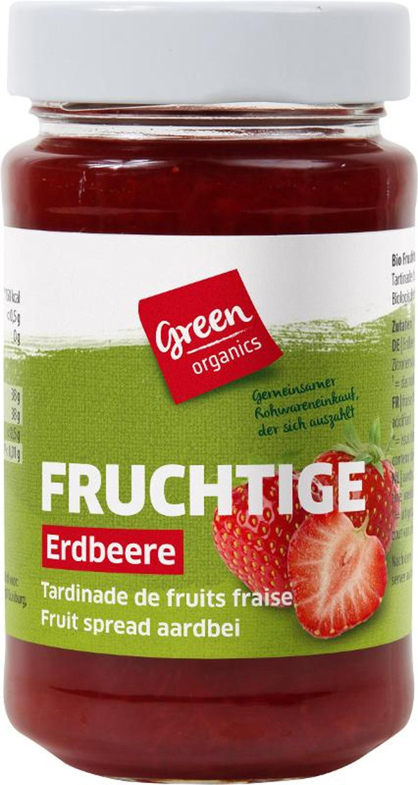 Produktfoto zu Erdbeermarmelade 265g von green