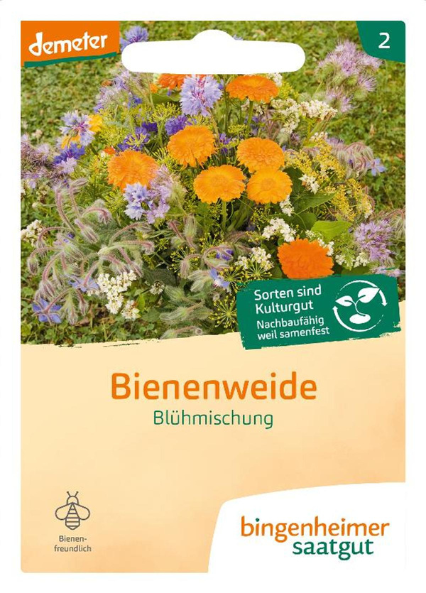 Produktfoto zu Blumenmischung Bienenweide Saatgut