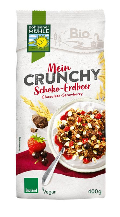 Produktfoto zu Crunchy Schoko-Erdbeer 400g