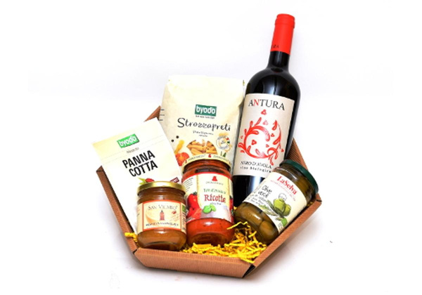 Produktfoto zu Präsentkorb Italien klein