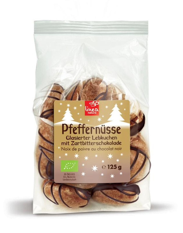 Produktfoto zu Pfeffernüsse schokoliert 125g