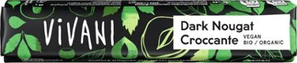 Produktfoto zu Schokoriegel Dark Nougat Croccante 35g