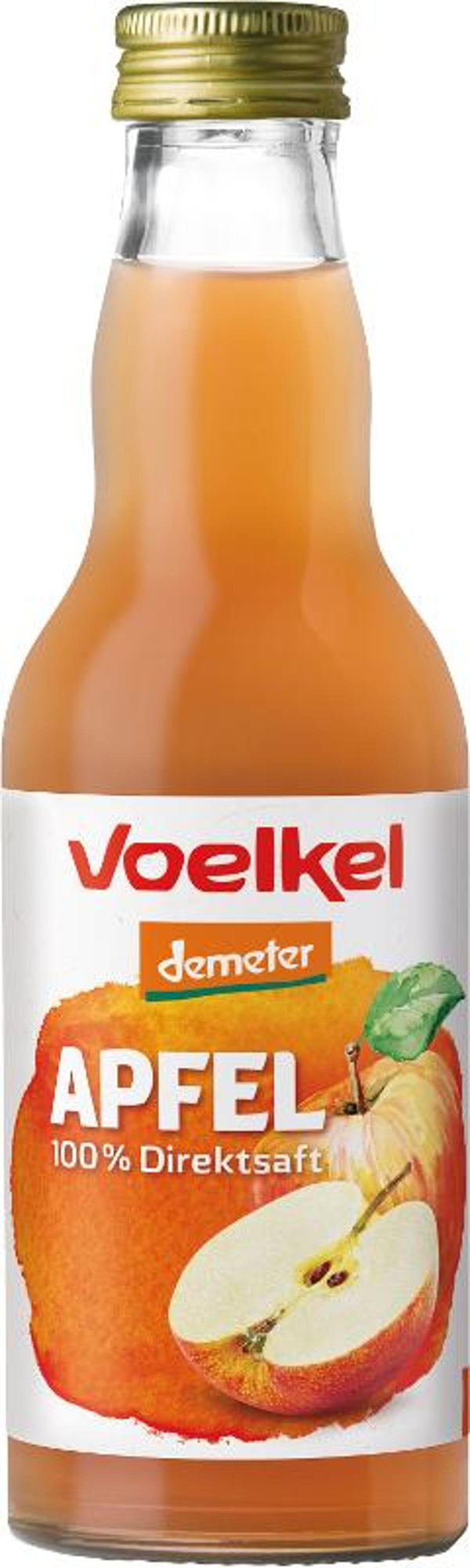 Produktfoto zu Apfelsaft naturtrüb 0,2l Voelkel