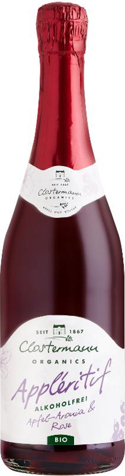 Produktfoto zu Appléritif Apfel-Aronia-Rose 0,75l alkoholfrei