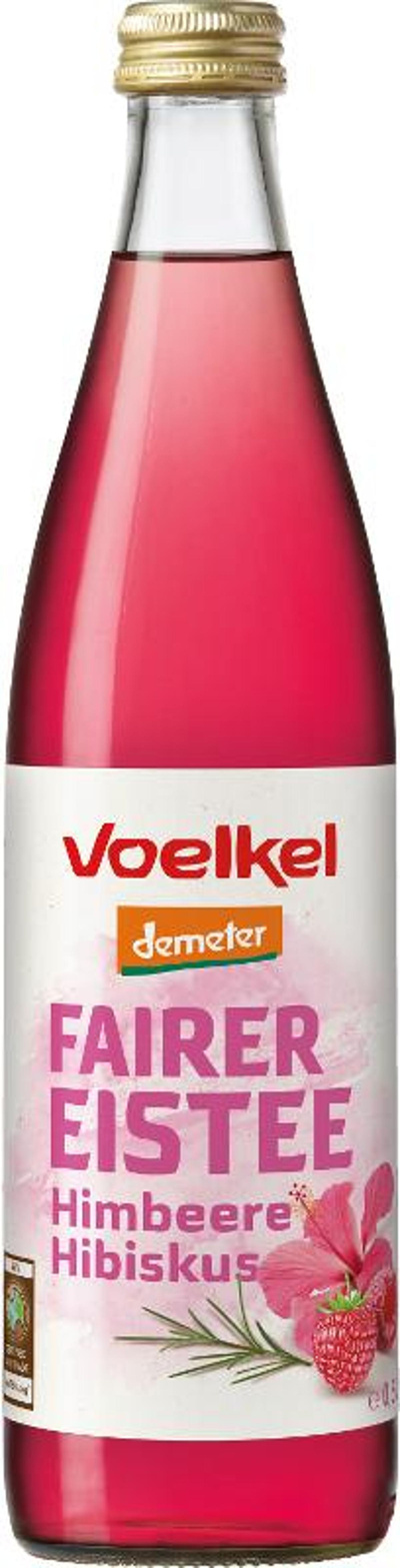 Produktfoto zu Kiste Eistee Himbeer & Hibiskus mit 10*0,5l